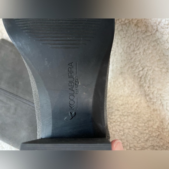 Koolaburra by UGG Grey Suede Riding Boots - Picture 4 of 9
